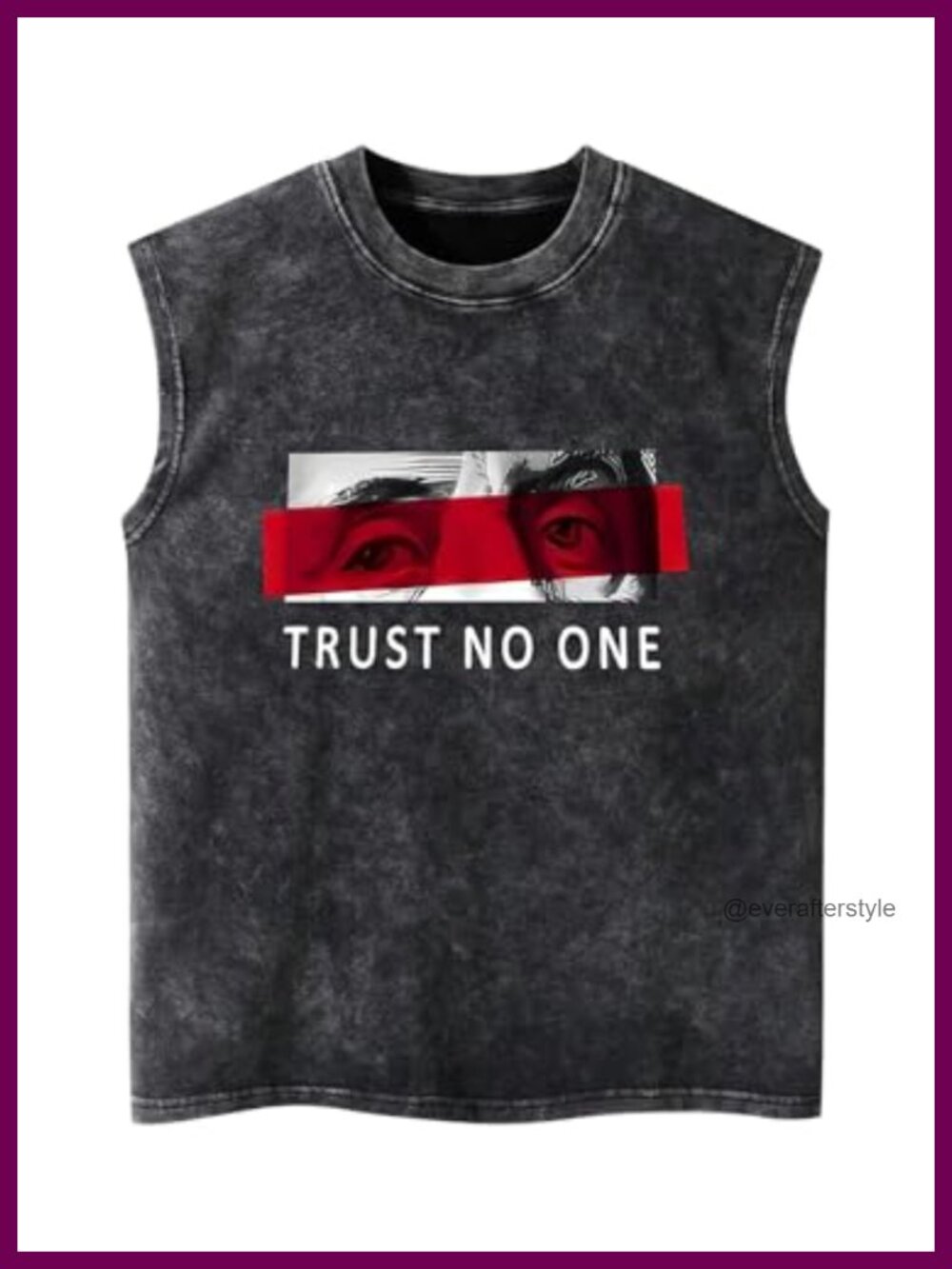 Men's Graphic Muscle Tank Top Sleeveless Vintage Gym Crop Shirt
